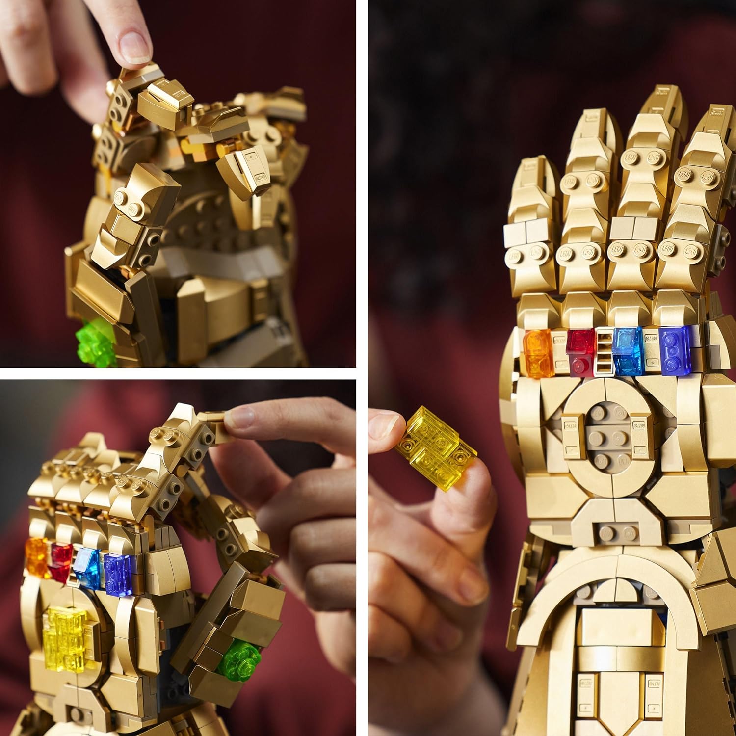 LEGO 76191 Marvel Infinity Gauntlet Set, Collectible Thanos Glove With Infinity Stones, Collectible Avengers Gift Men, Women, Him, Her, Model Kits Adults To Build