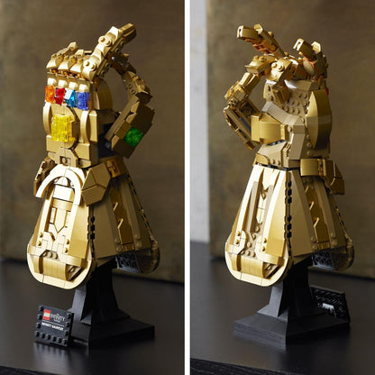 LEGO 76191 Marvel Infinity Gauntlet Set, Collectible Thanos Glove With Infinity Stones, Collectible Avengers Gift Men, Women, Him, Her, Model Kits Adults To Build