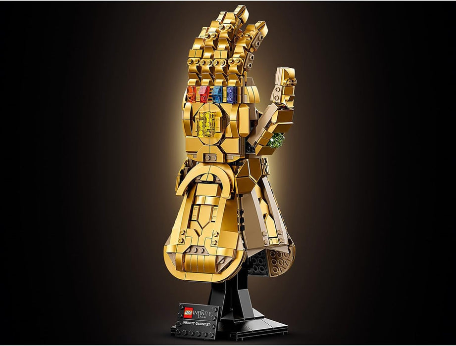 LEGO 76191 Marvel Infinity Gauntlet Set, Collectible Thanos Glove With Infinity Stones, Collectible Avengers Gift Men, Women, Him, Her, Model Kits Adults To Build single