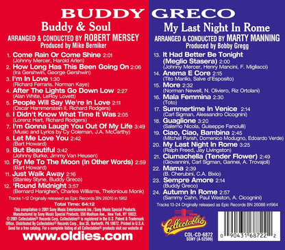 Buddy and Soul / My Last Night In Rome