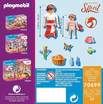 Playmobil DreamWorks Spirit Untamed 70699, La Piccola Lucky e Milagro, dai 4 Anni