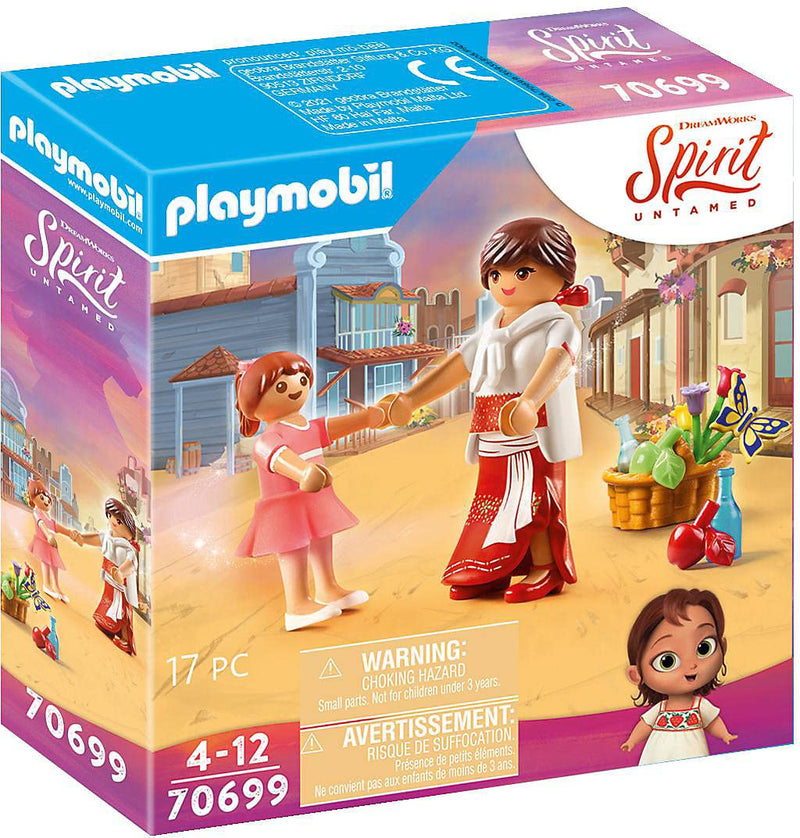 Playmobil DreamWorks Spirit Untamed 70699, La Piccola Lucky e Milagro, dai 4 Anni