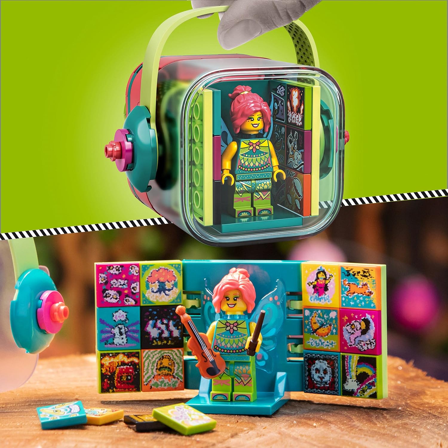 LEGO 43110 VIDIYO Folk Fairy BeatBox Music Video Maker Musical Toy for Kids, Augmented Reality Set with App