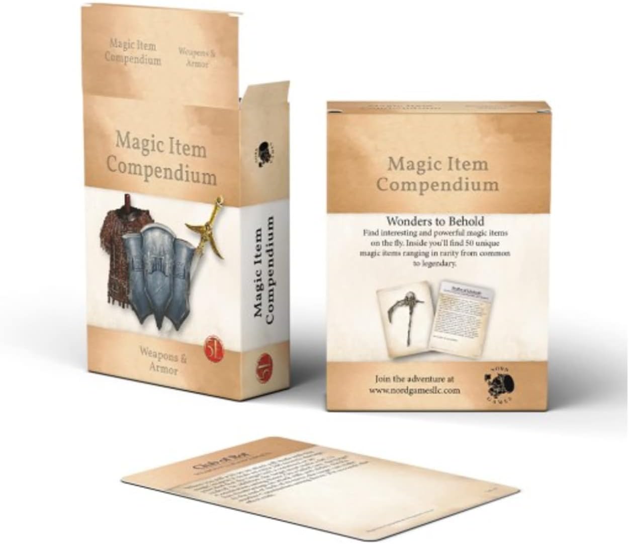 Nord Games: Magic Item Compendium - Weapons and Armor (5E