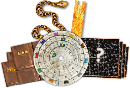 Thames & Kosmos - EXIT: The Sacred Temple Jigsaw Puzzle – Level: 3/5 – Unique Escape Room Game - 1-4 Players - Puzzle Solving Strategy Board Games for Adults & Kids, Ages 10+ - 692877