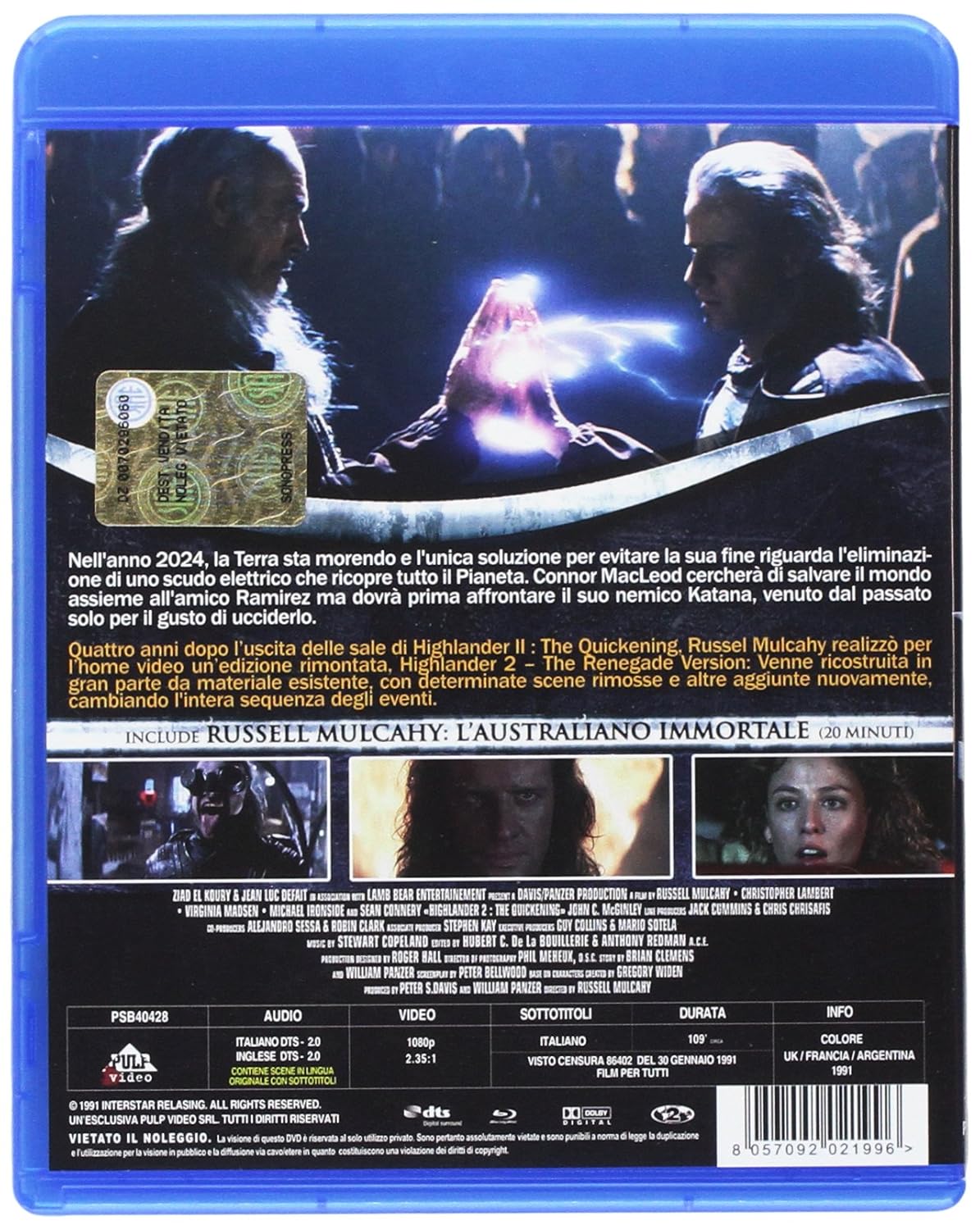 Highlander 2-Il ritorno (Blu-Ray)