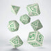 Q-Workshop Digital Glowing Dice Set Radiant & Green (SDGT3NQWS)