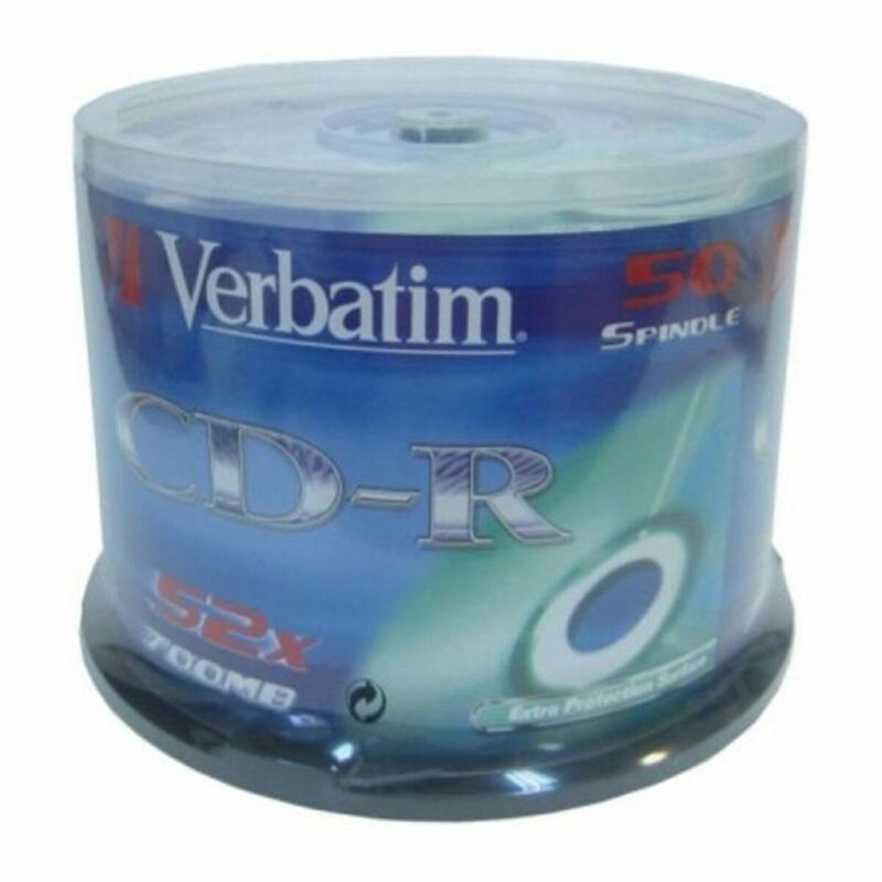 Verbatim 43351 700MB 52x Extra Protection CD-R - 50 Pack Spindle
