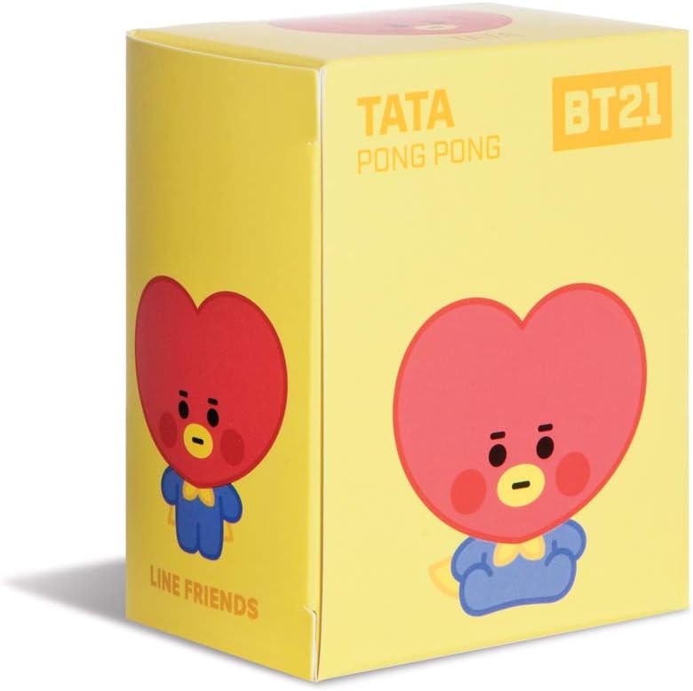 AURORA, 61382, BT21 Official Merchandise, Baby TATA Pong, Soft Toy, Red and Blue