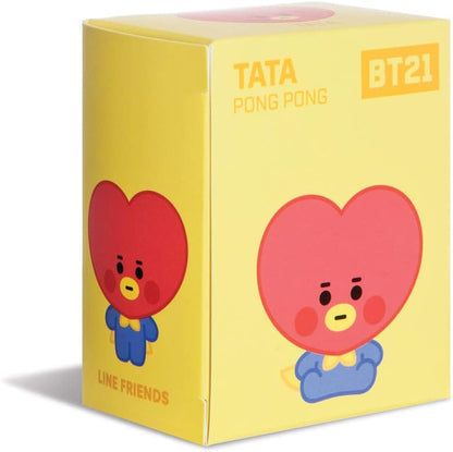 AURORA, 61382, BT21 Official Merchandise, Baby TATA Pong, Soft Toy, Red and Blue