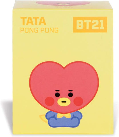 AURORA, 61382, BT21 Official Merchandise, Baby TATA Pong, Soft Toy, Red and Blue
