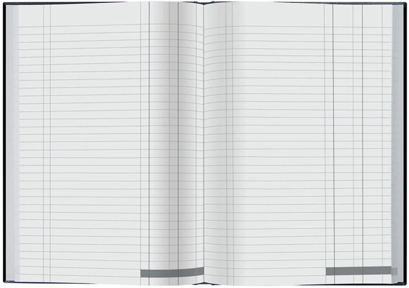 Collins 6424 Ideal Case Bound A4 Double Cash Book 192 Pages, Black