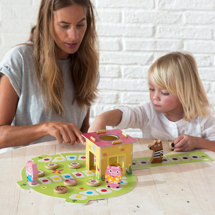 Jumbo 53146 3 Little Pigs Game, Multicolour