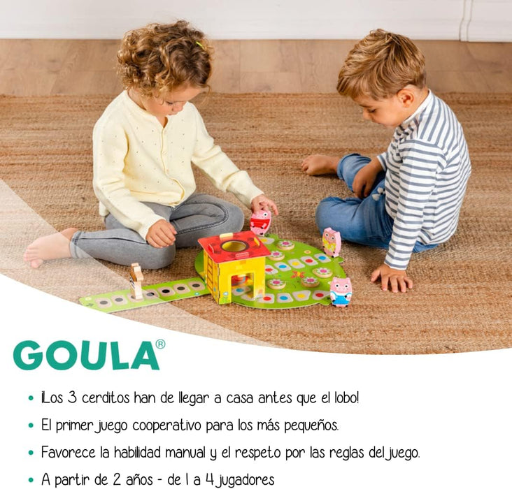 Jumbo 53146 3 Little Pigs Game, Multicolour