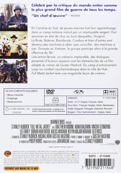 Stanley Kubrick Collection: Full Metal Jacket