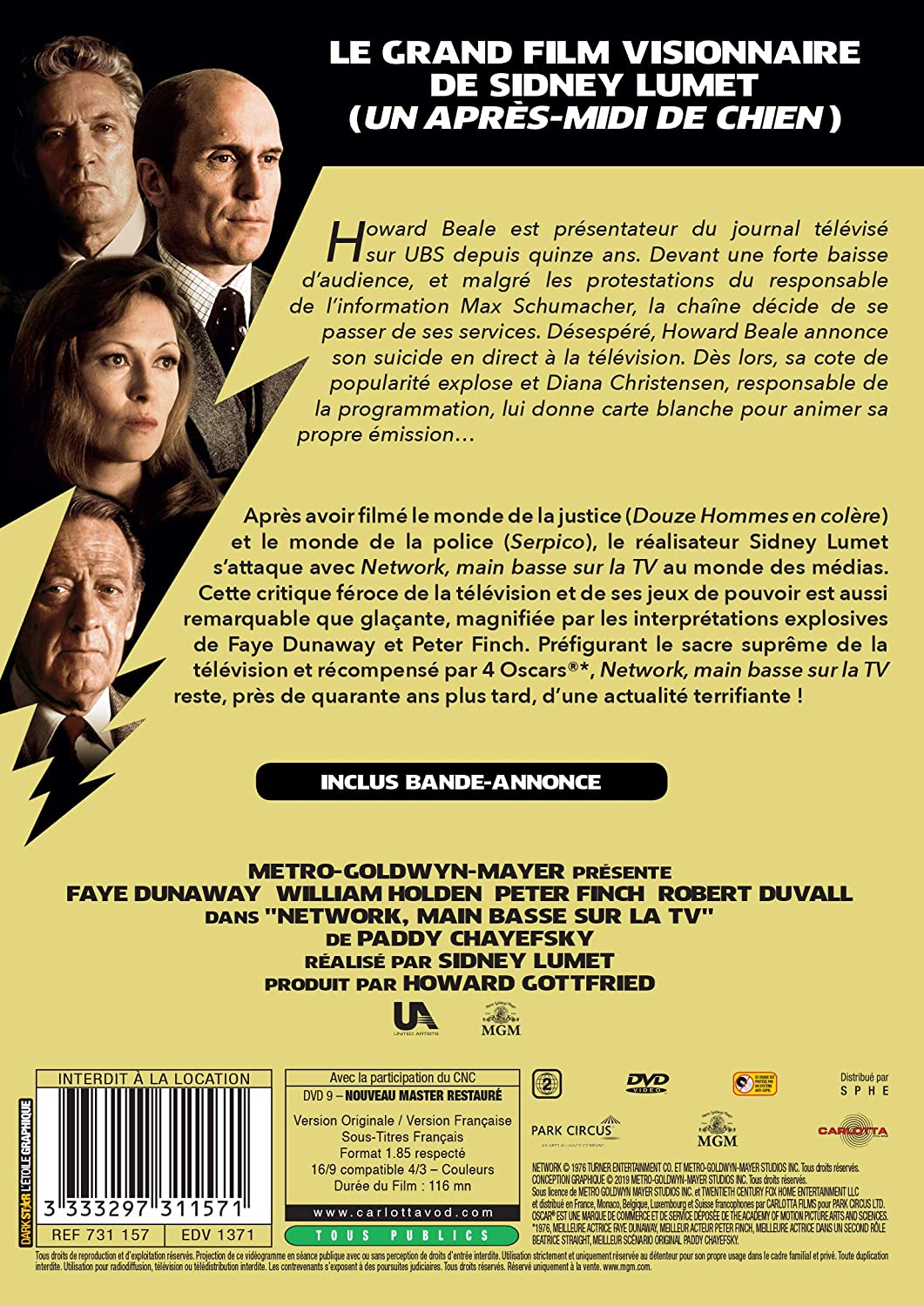 Network, Main Basse sur la TV