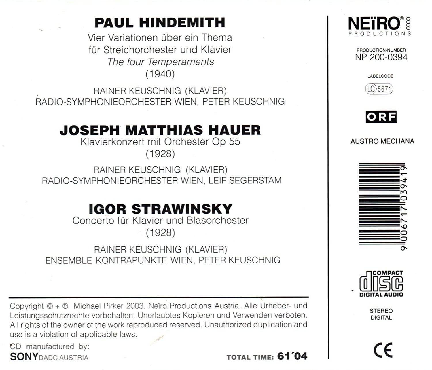 Hindemith/variationen