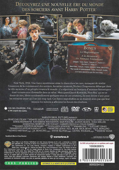 MOVIE - LES ANIMAUX FANTASTIQUES (1 DVD