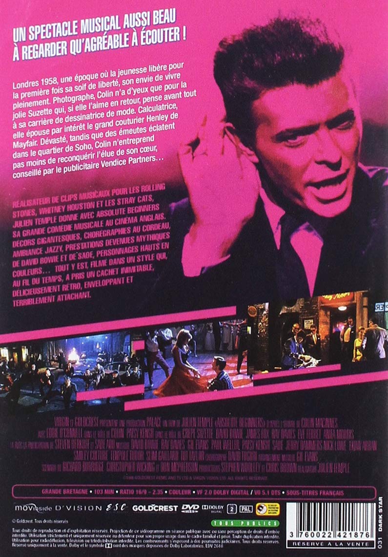 MOVIE - ABSOLUTE BEGINNERS (1 DVD
