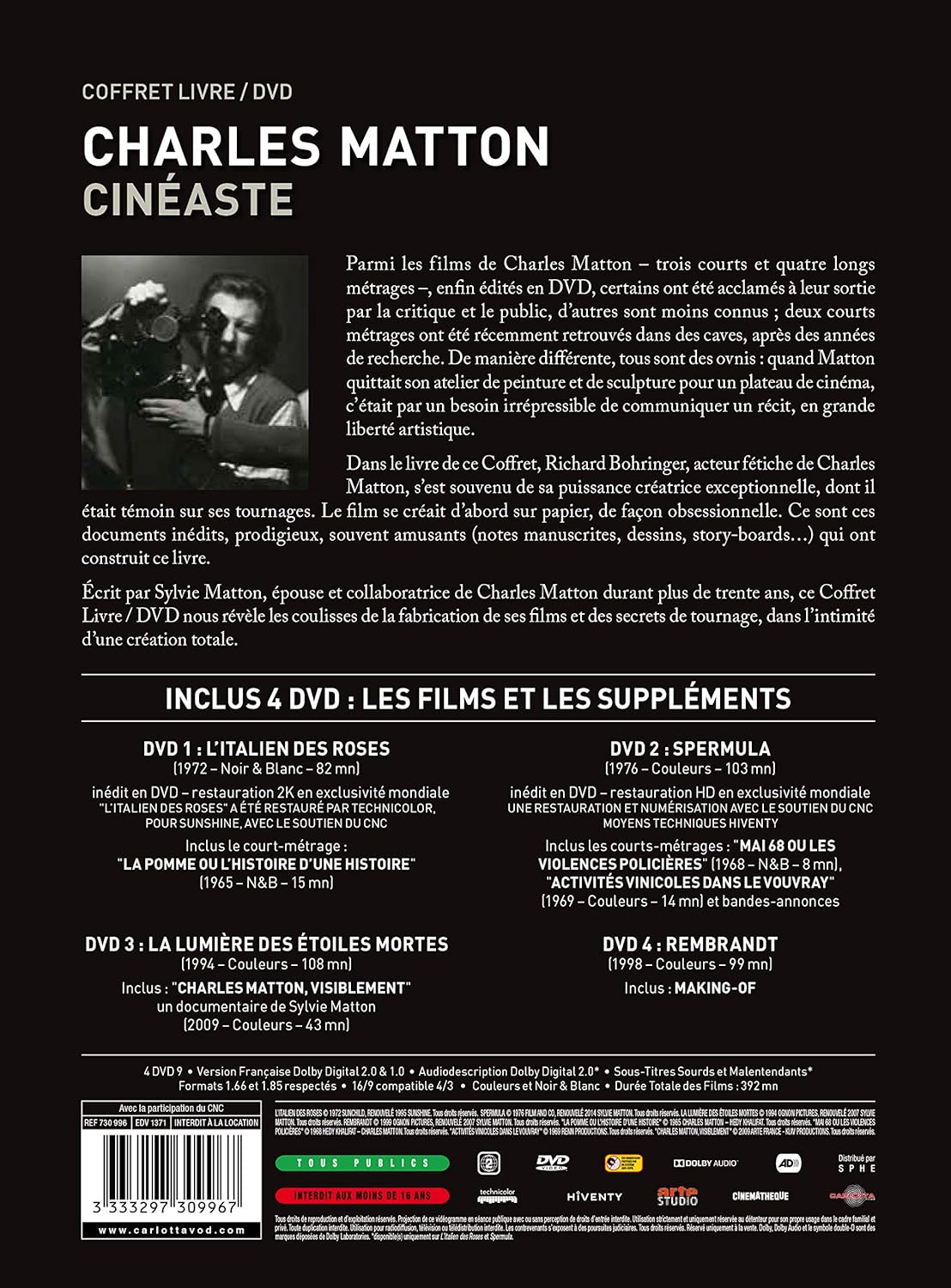 Coffret charles matton 4 films
