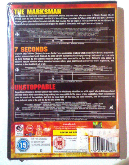 Wesley Snipes Collection: Seven Seconds / The Marksman / Unstoppable