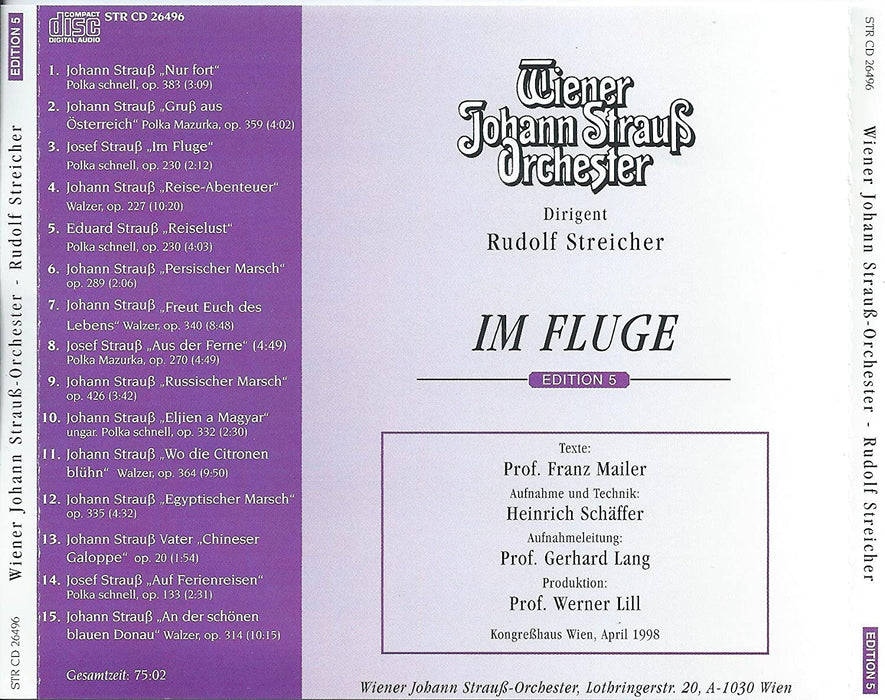 Im Fluge/Walzer/Märsche/Polkas