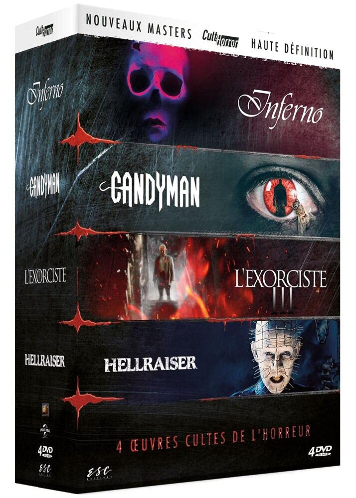 Cult'Horror 2 : Inferno + Candyman + L'exorciste 3 + Hellraiser Le pacte