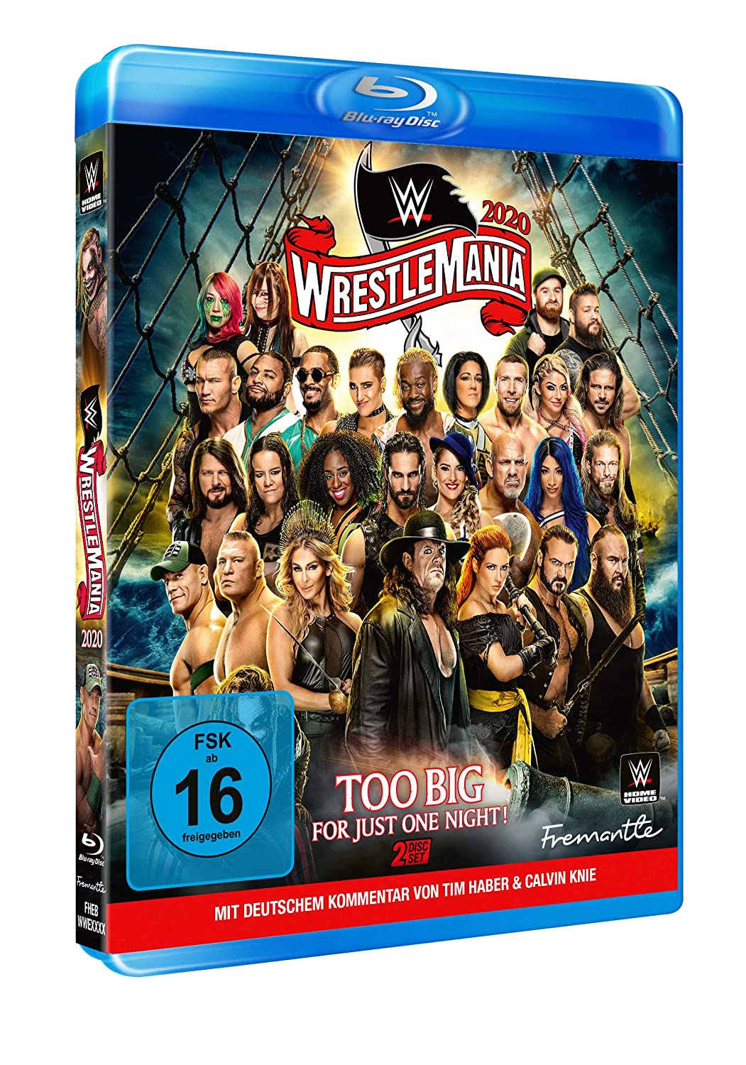 WWE: WRESTLEMANIA 36 ., 1 Blu-ray
