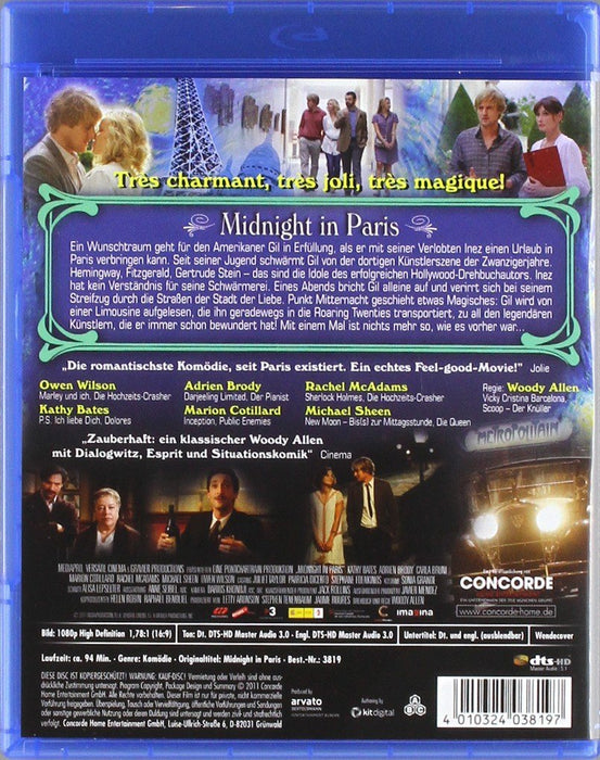 MIDNIGHT IN PARIS (BLU-RAY)