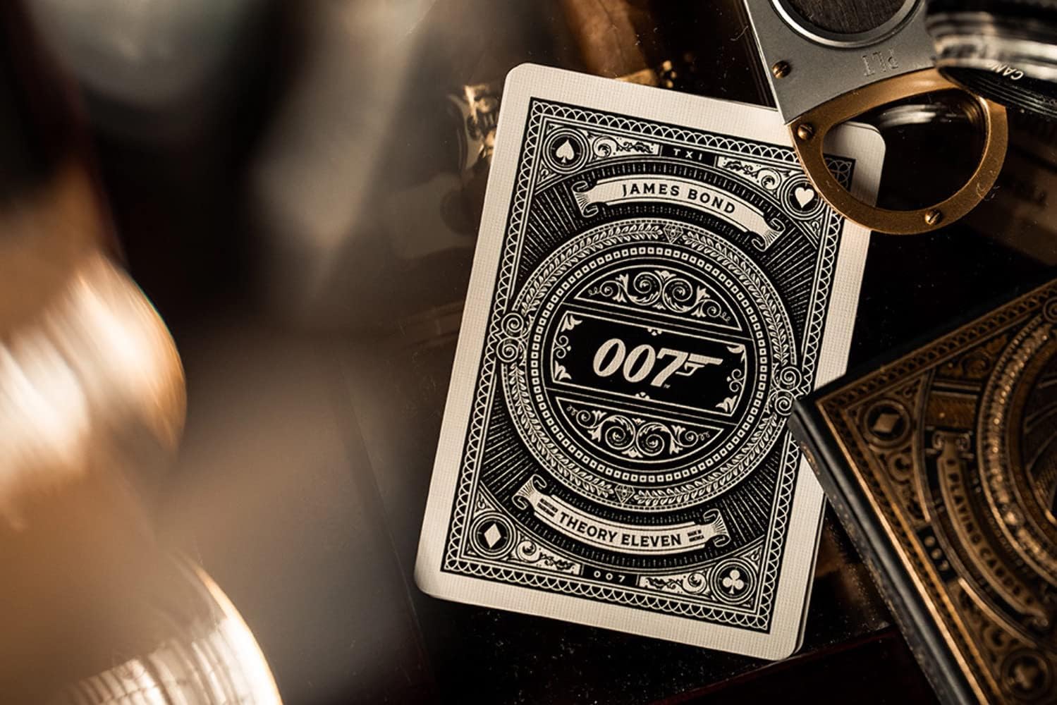 theory11 James Bond 007 Premium Playing Cards - Gold Foil, Official Collectible Deck