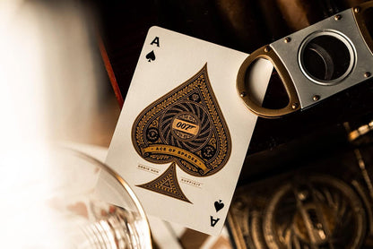 theory11 James Bond 007 Premium Playing Cards - Gold Foil, Official Collectible Deck