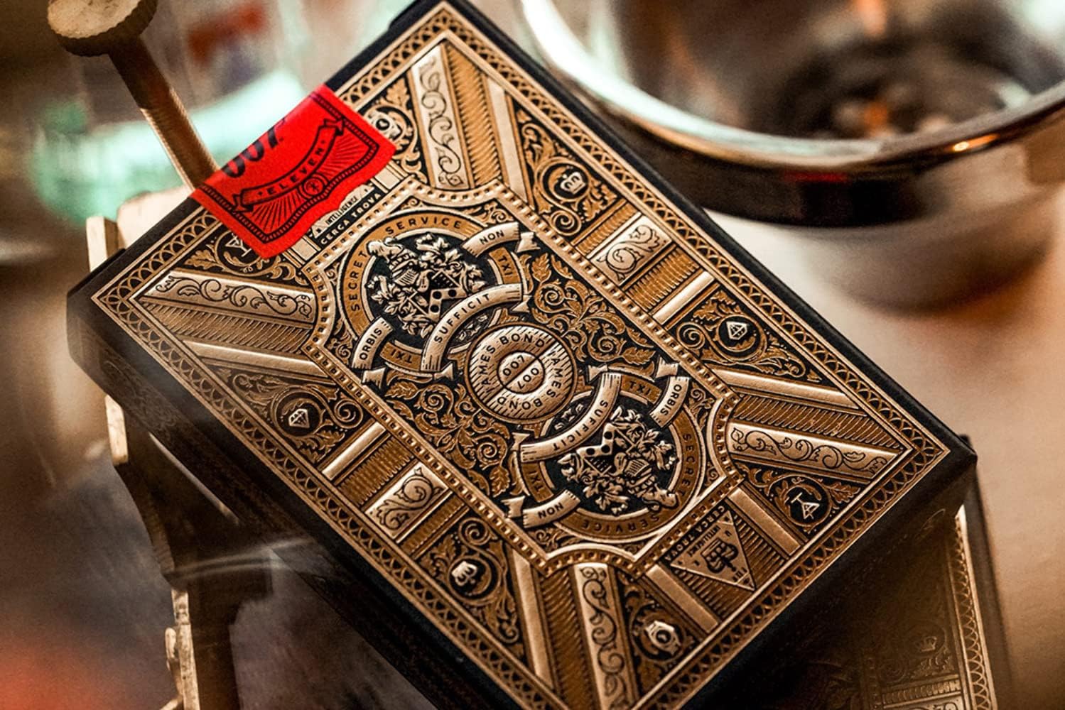 theory11 James Bond 007 Premium Playing Cards - Gold Foil, Official Collectible Deck