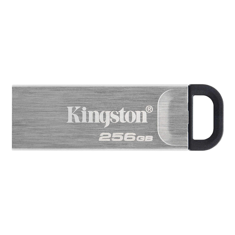 Kingston DataTraveler Kyson USB 3.2 Flash Drive 256GB - Gen 1 with Stylish Capless Metal Case