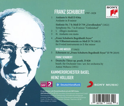 Schubert: Symphony 7 Unfinished / Franz Schuberts Begrabniss-Feyer