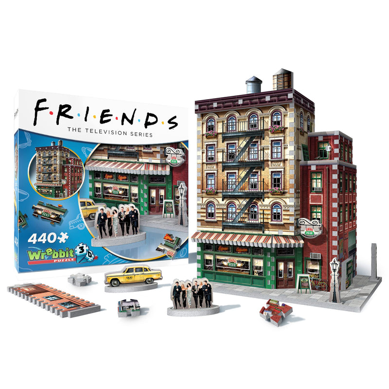 Wrebbit3D | Friends: Central Perk Café (440pc) | 3D Puzzle | Ages 14+