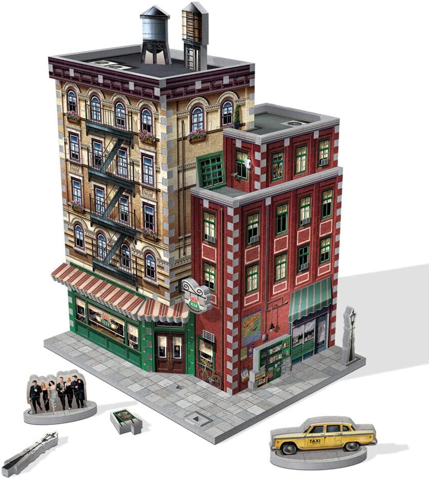 Wrebbit3D | Friends: Central Perk Café (440pc) | 3D Puzzle | Ages 14+