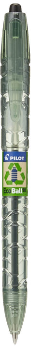 Pilot Ecoball Recycled Ballpoint Medium, Black, Pack of 10