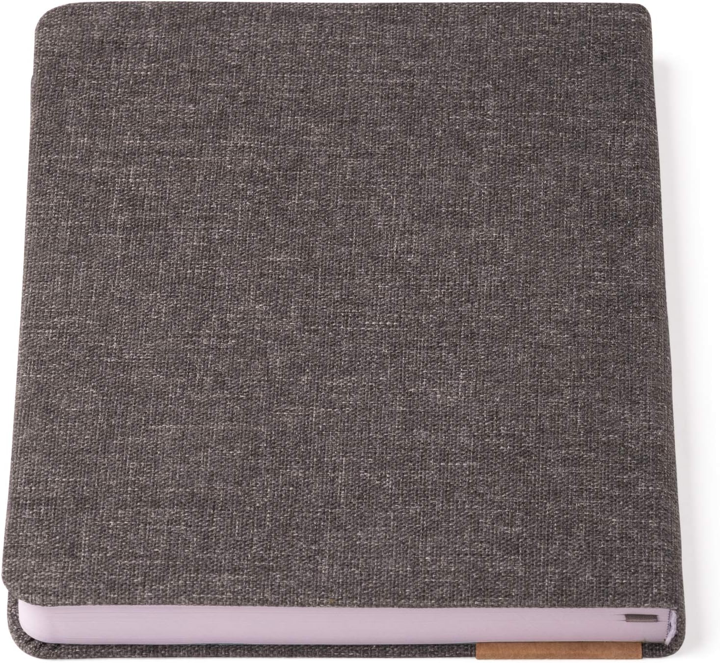 Eccolo 6x8" Flexible Cover Journal Made from Recycled Water Bottles, 256 Recycled Paper Pages, Lined Sheets, A5 Gray