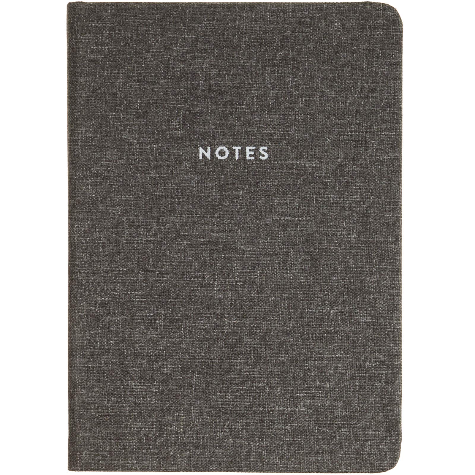 Eccolo 6x8" Flexible Cover Journal Made from Recycled Water Bottles, 256 Recycled Paper Pages, Lined Sheets, A5 Gray