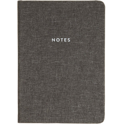 Eccolo 6x8" Flexible Cover Journal Made from Recycled Water Bottles, 256 Recycled Paper Pages, Lined Sheets, A5 Gray
