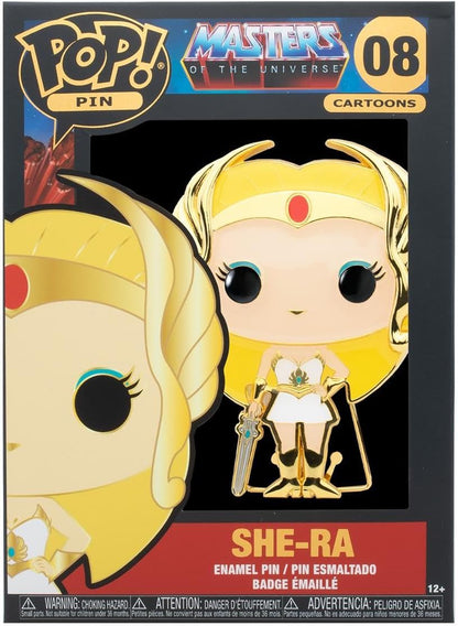 Loungefly Funko POP! Enamel Pins: Masters Of the Universe - She-Ra - Masters Of the Universe - Cute Collectable Novelty Brooch - for Backpacks & Bags - Gift Idea - Official Merchandise - TV Fans