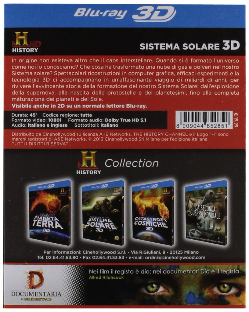 Sistema solare 3D (3D+2D