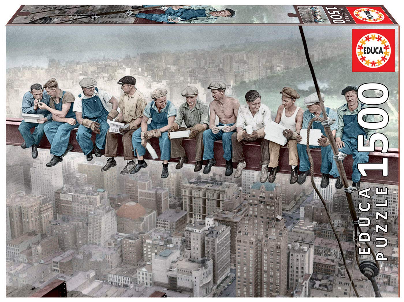 Educa 16009 - Breakfast in New York - 1500 pieces - Genuine Puzzle