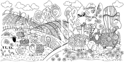 Mein Frühlingsspaziergang: Ausmalen und durchatmen (Die Welt wird bunt, Band 1