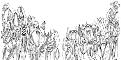 Mein Frühlingsspaziergang: Ausmalen und durchatmen (Die Welt wird bunt, Band 1