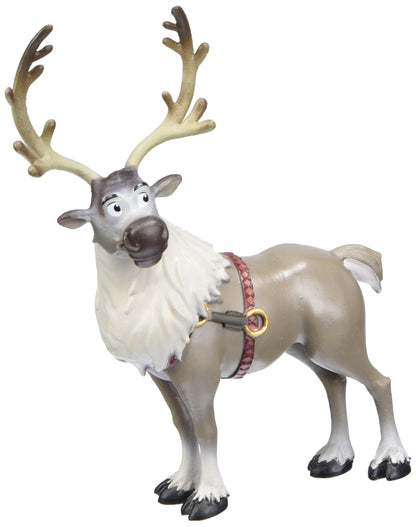 Bullyland 13514 Disney Frozen Walt 2, Sven, Approx. 12 cm Tall, lovingly Hand-Painted Figurine, PVC for Boys and Girls for Imaginative Play, Multicoloured