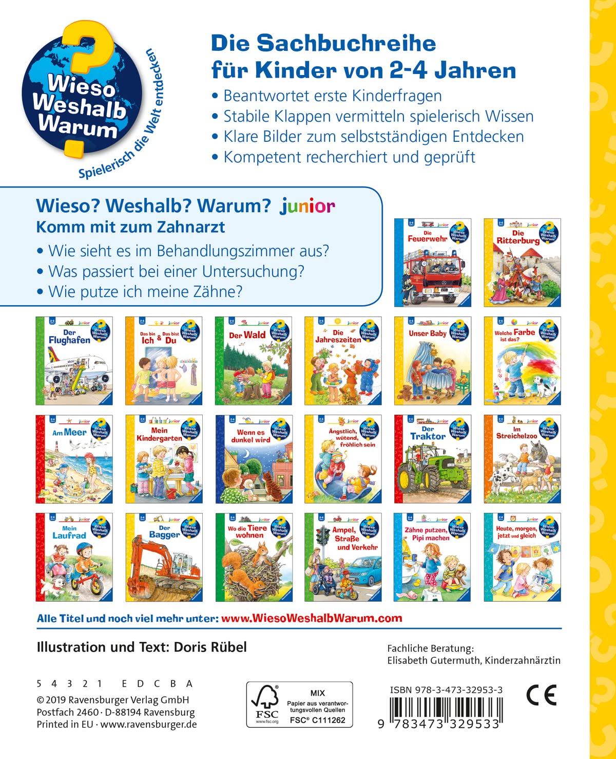 Wieso? Weshalb? Warum? junior, Band 64: Komm mit zum Zahnarzt (Wieso? Weshalb? Warum? junior, 64