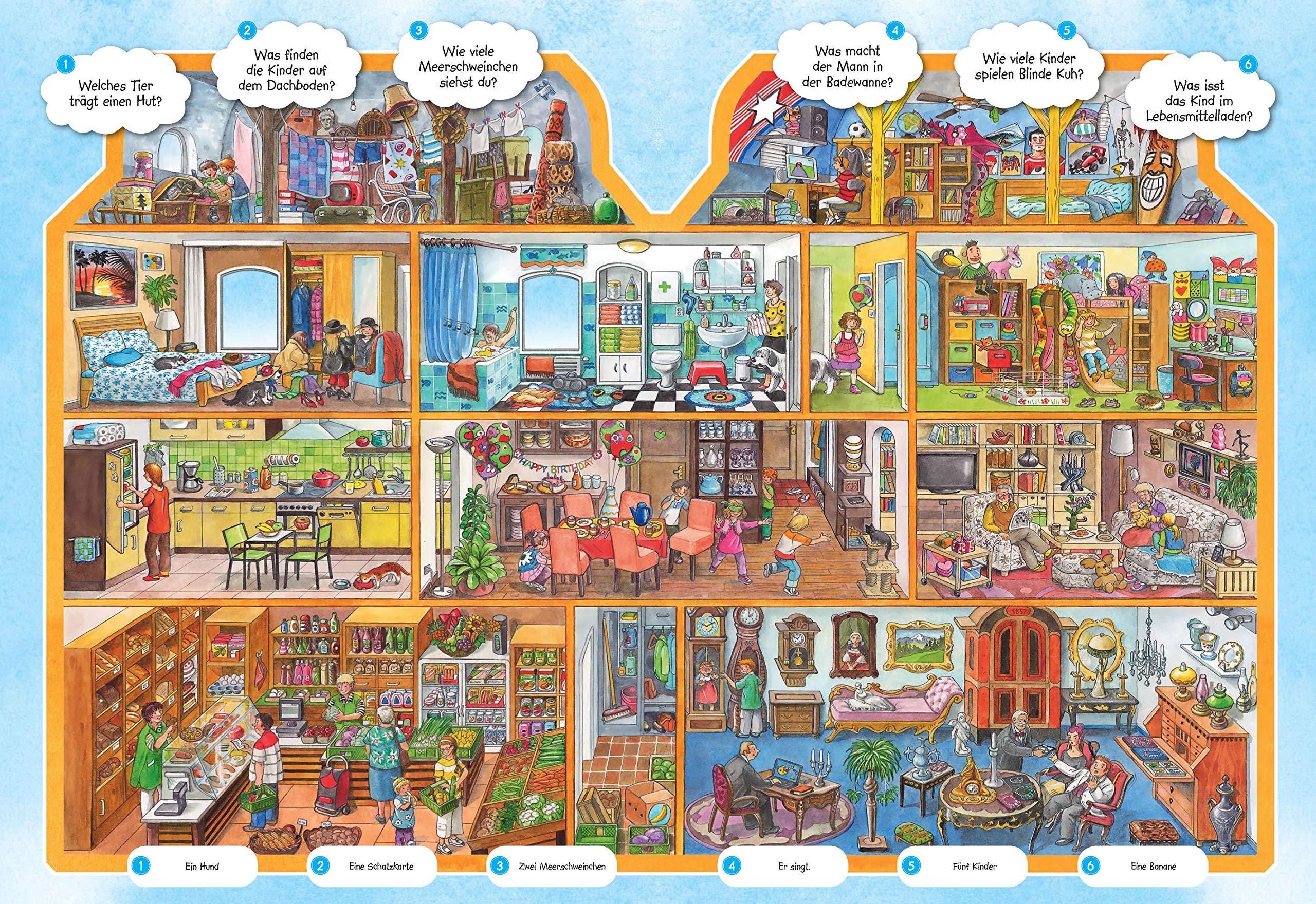 Mein Wimmelhaus (Wimmelbücher, Band 1