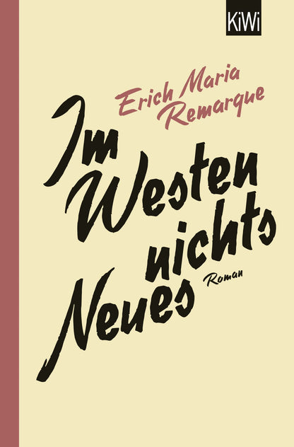 Im Westen nichts neues: Roman