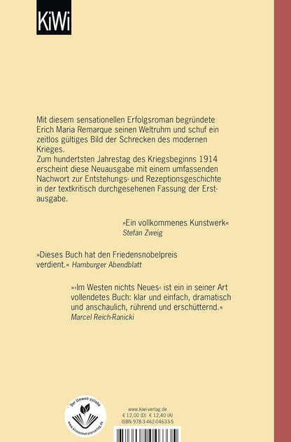 Im Westen nichts neues: Roman